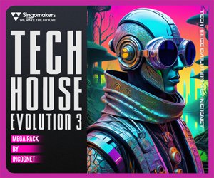 Loopmasters singomakers tech house evolution 3 mega pack by incognet 300 250
