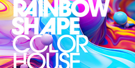 Black octopus sound rainbow shape color house banner