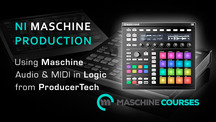 Maschinecourses machine routing audio and midi in logic