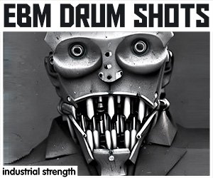 Loopmasters kicks  snares  hats  percussion  noise  cymbals  claps and analog drumshots  ebm  hard techno industrial  300 x 250