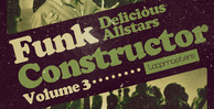 Delicious allstars funk constructor   vol 3 electric bass loops  funk guitars and classic sounds  rectangle