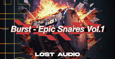 Lost audio burst epic snares volume 1 banner