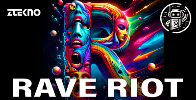 Ztekno rave riot banner