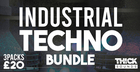 Thick sounds industrial techno bundle banner