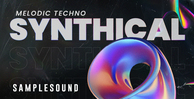 Samplesound synthical melodic techno banner