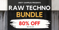 Unity records raw techno bundle banner