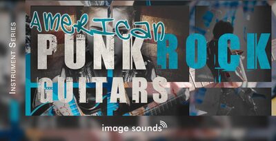 American punk rock guitars banner