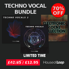 House of loop techno vocals bundle cover
